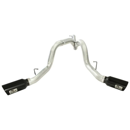 aFe MACHForce XP Dual Split DPF Back Exhaust | GM 11-19 2500/3500 HD V8-6.6L (49-04043-B)