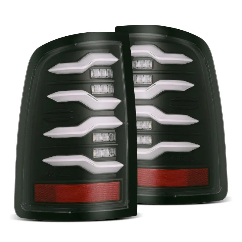 AlphaRex LED Tail Lights | Dodge Ram 09-18, Chevy Express 03-26 (640004)