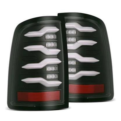 AlphaRex LED Tail Lights | Dodge Ram 09-18, Chevy Express 03-26 (640004)