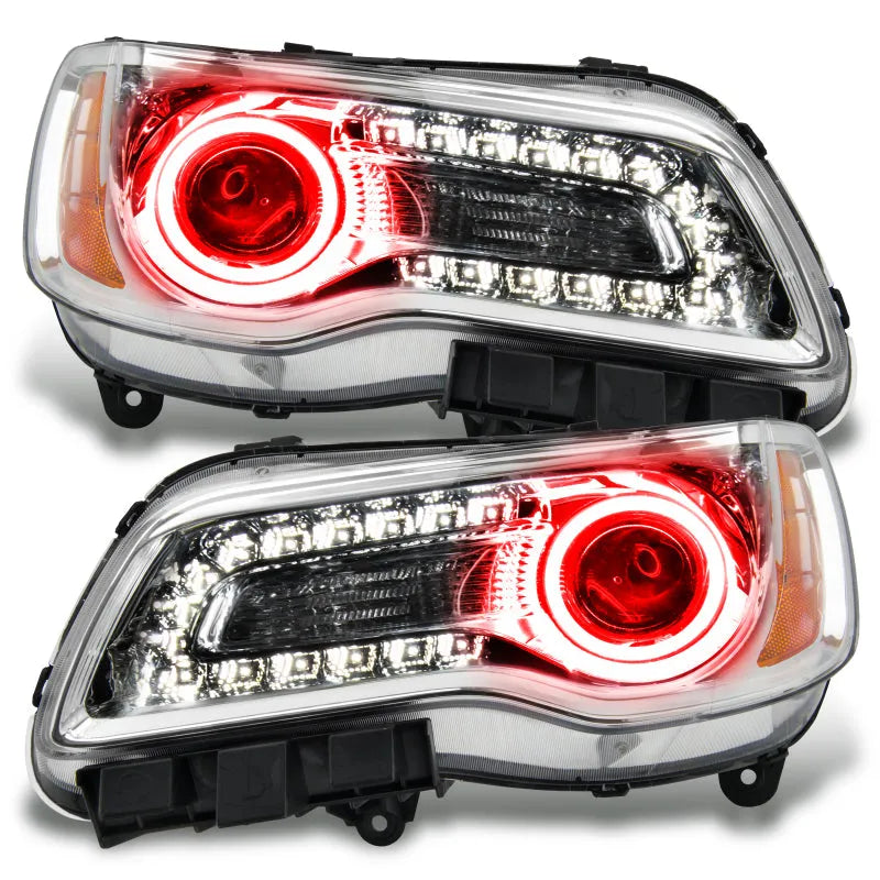 Oracle 11-24 Chrysler 300C Non-HID LED Halo Headlights | Chrome (7728-003)
