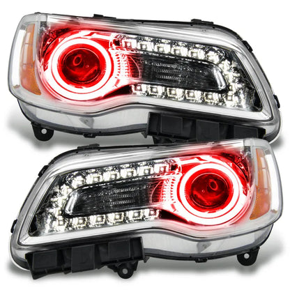 Oracle 11-24 Chrysler 300C Non-HID LED Halo Headlights | Chrome (7728-003)