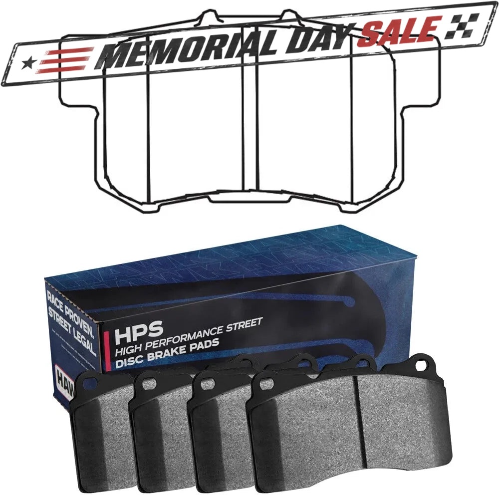 Hawk Performance HPS Street Rear Brake Pads | Multiple Acura/Honda Fitments (HB145F.570)