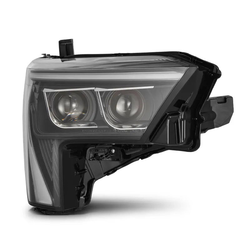 AlphaRex Toyota Tundra LUXX-Series Headlights Black w/Amber DRL (880874)