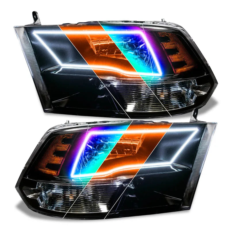 Oracle Dodge Ram RGB+A + Switchback Halo Kit w/ Simple Controller (1328-504)