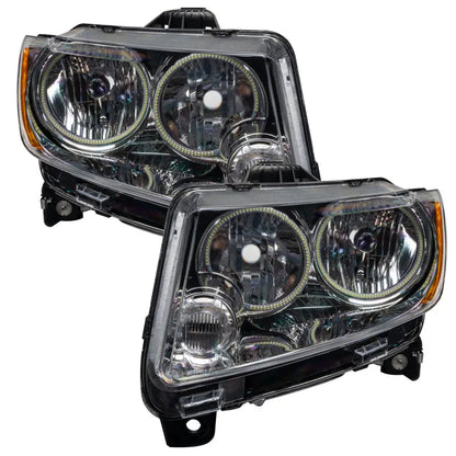 Oracle Jeep WK 11-13 SMD HL Chrome ColorSHIFT w/HW (7070-335)