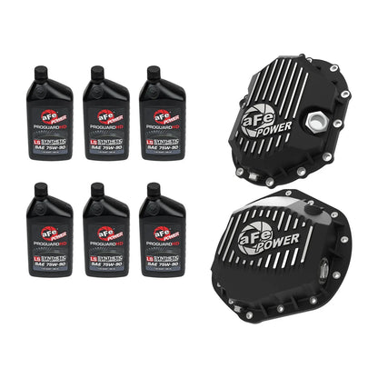 aFe Power Diff Cover Kit w/ Oil | GM Diesel Trucks (46-7707AB)