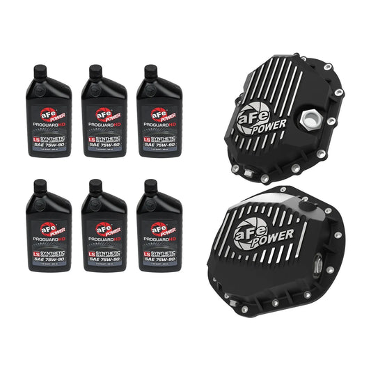 aFe Power Diff Cover Kit w/ Oil | GM Diesel Trucks (46-7707AB)