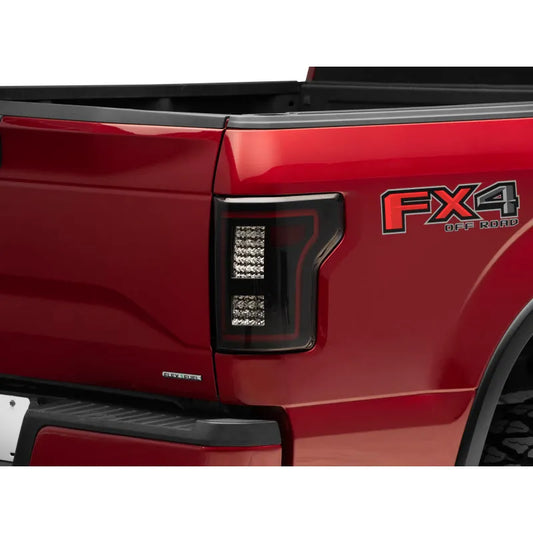 Raxiom Smoked LED Tail Lights w/ Seq Turn | Ford F-150 15-20 (T544626)