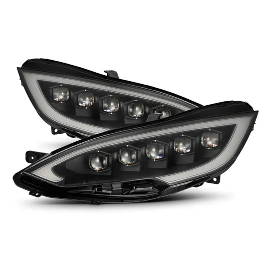 AlphaRex 12-21 Tesla Model S NOVA-Series LED Proj Headlights w/Activ Light & Seq.Sig (880877)