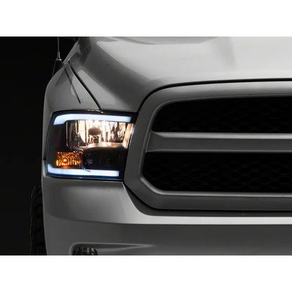 Raxiom 09-18 Dodge RAM Axial Headlights w/ SEQL LED Bar | RAM 1500/2500/3500 (R131482)