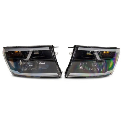 Raxiom 09-18 Dodge RAM Axial Headlights w/ SEQL LED Bar | RAM 1500/2500/3500 (R131482)