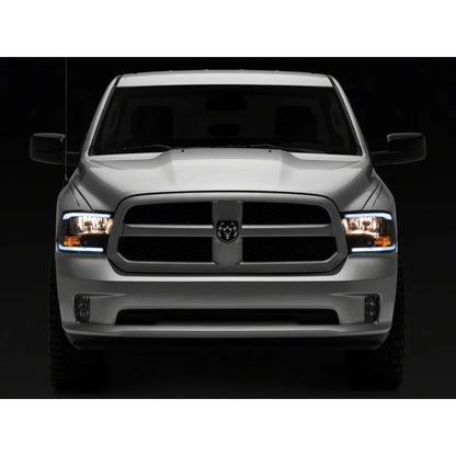 Raxiom 09-18 Dodge RAM Axial Headlights w/ SEQL LED Bar | RAM 1500/2500/3500 (R131482)