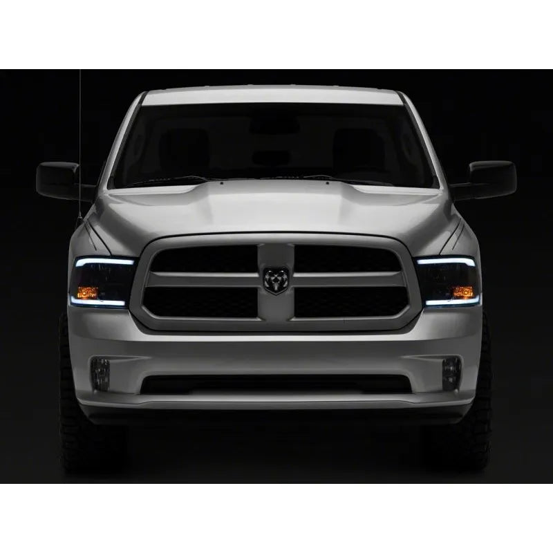 Raxiom 09-18 Dodge RAM Axial Headlights w/ SEQL LED Bar | RAM 1500/2500/3500 (R131482)