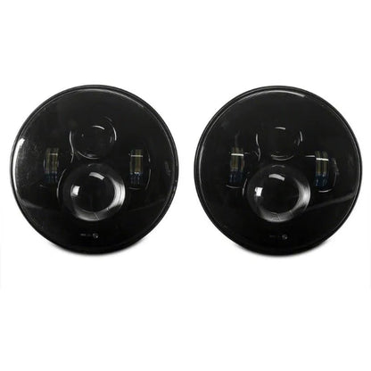 Raxiom 97-18 Jeep Wrangler Axial LED Daymaker Headlights Black (J108042)