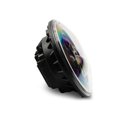 Raxiom 97-18 Jeep Wrangler Axial LED Daymaker Headlights Black (J108042)