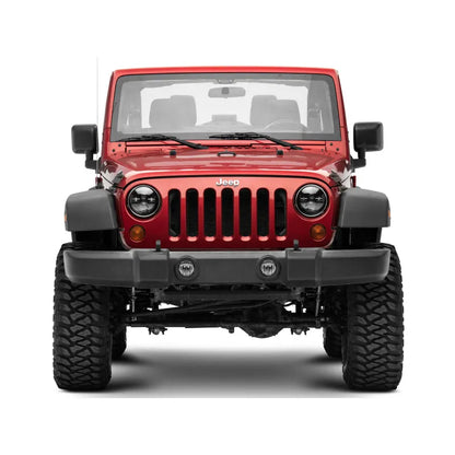 Raxiom 97-18 Jeep Wrangler Axial LED Daymaker Headlights Black (J108042)