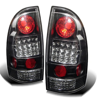 Spyder 05-15 Toyota Tacoma LED Tail Lights Black (5007919)