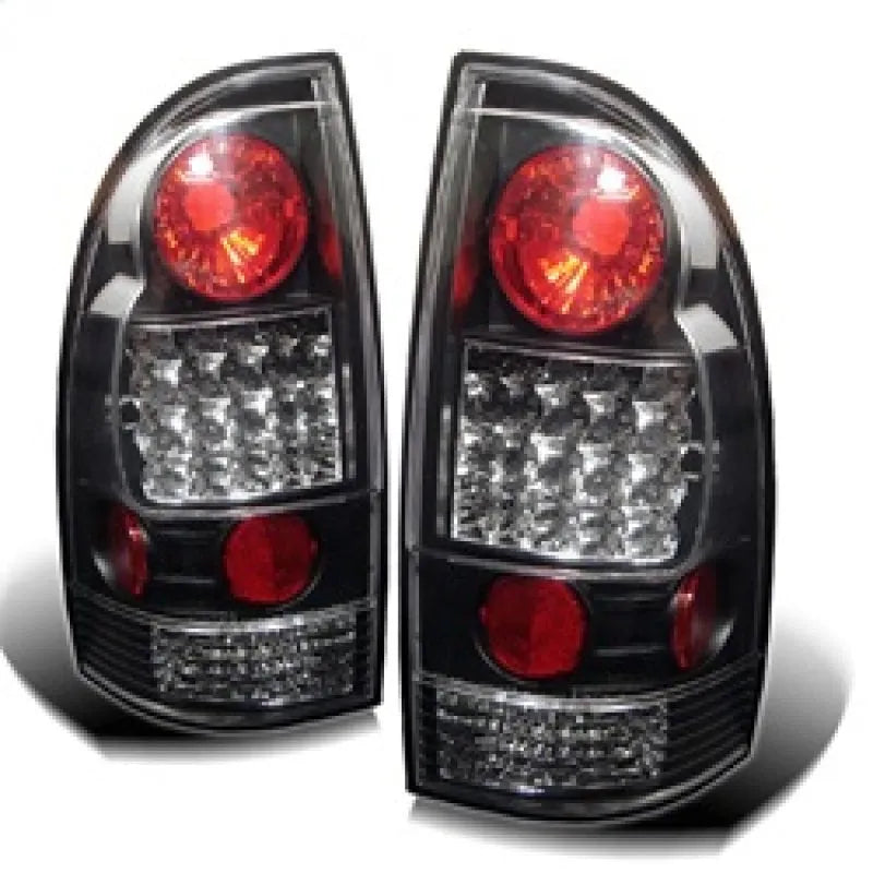 Spyder 05-15 Toyota Tacoma LED Tail Lights Black (5007919)