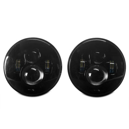Raxiom 97-18 Jeep Wrangler Axial LED Daymaker Headlights Black (J108042)