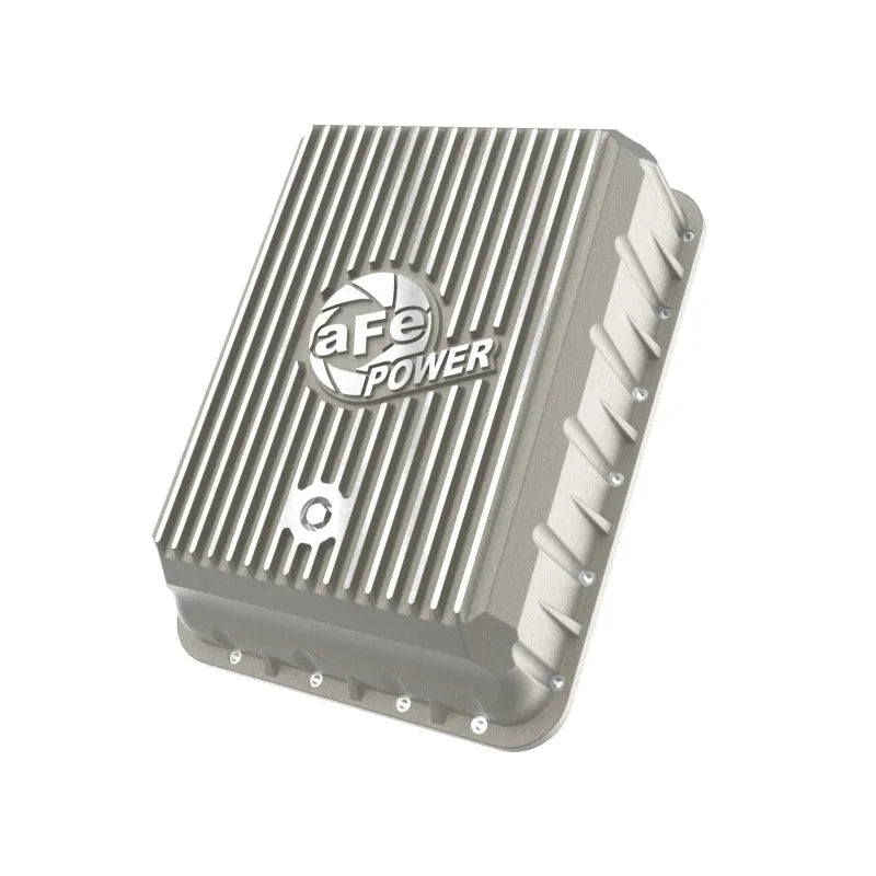 aFe POWER Street Series Transmission Pan Raw w/ Machined Fins RAM 3500 13-24 (AS69RC Transmission)