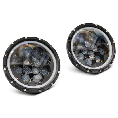 Raxiom 07-18 Jeep JK Axial Spider LED Headlights w/ Halo | Jeep Wrangler JK (J152602)