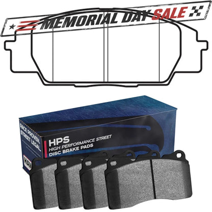 Hawk HPS Front Brake Pads | 2000-2009 Honda S2000 (HB361F.622)