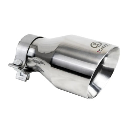 aFe Takeda Universal Exhaust Tip 3 IN Inlet x 5 IN Outlet x 9 IN L- Polished