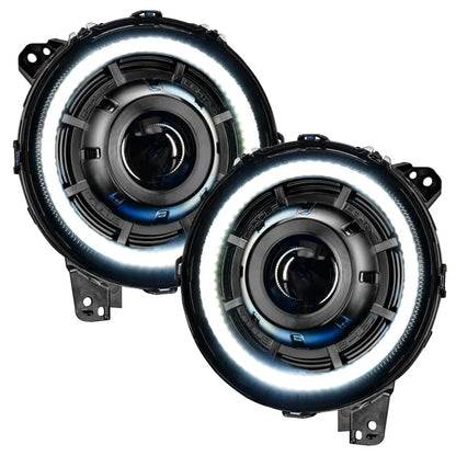 Oracle JL/Gladiator Oculus Bi-LED Headlights Matte Black 5200K (5839-504)