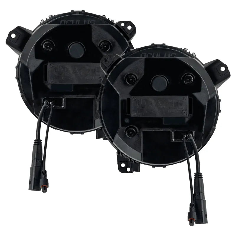 Oracle JL/Gladiator Oculus Bi-LED Headlights Matte Black 5200K (5839-504)