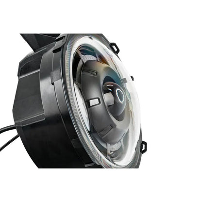 Oracle JL/Gladiator Oculus Bi-LED Headlights Matte Black 5200K (5839-504)