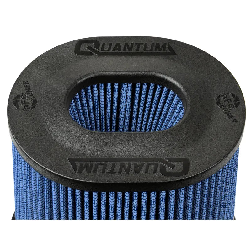 aFe Quantum Pro-5 R Air Filter Inverted Top - 5in Flange x 9in Height - Oiled P5R