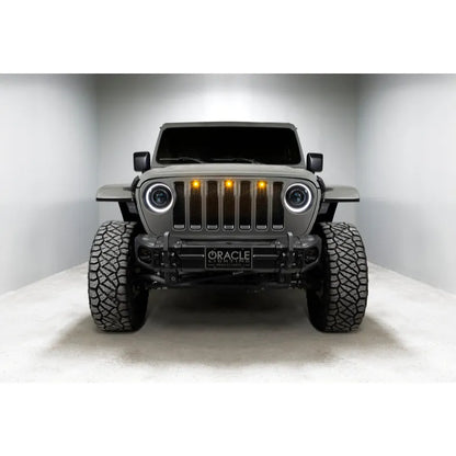 Oracle JL/Gladiator Oculus Bi-LED Headlights Matte Black 5200K (5839-504)
