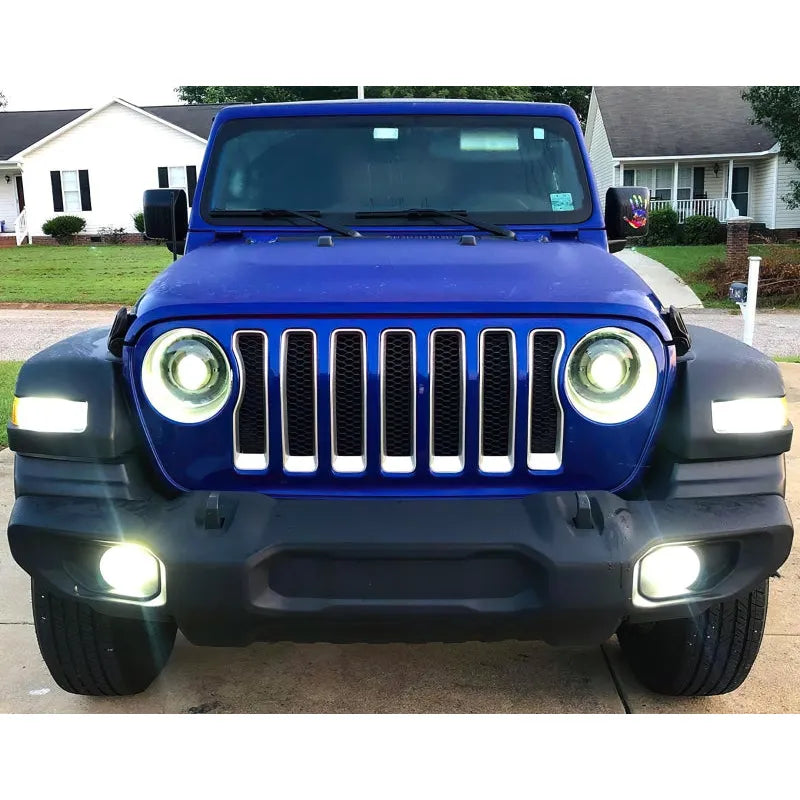 Oracle JL/Gladiator Oculus Bi-LED Headlights Matte Black 5200K (5839-504)