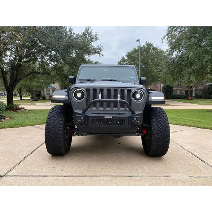 Oracle JL/Gladiator Oculus Bi-LED Headlights Matte Black 5200K (5839-504)