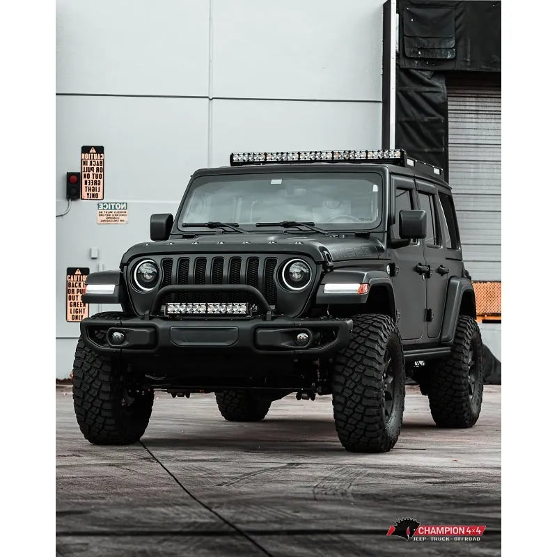 Oracle JL/Gladiator Oculus Bi-LED Headlights Matte Black 5200K (5839-504)