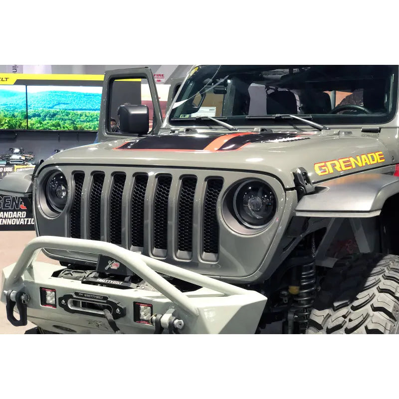 Oracle JL/Gladiator Oculus Bi-LED Headlights Matte Black 5200K (5839-504)