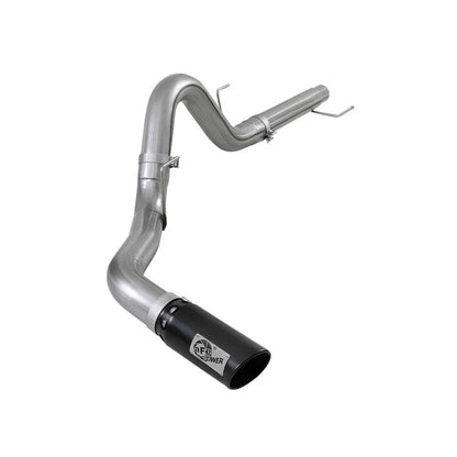 aFe Atlas 4in Aluminized Steel DPF-Back Exh 18-19 Ford F-150 V6-3.0L (td) w/ Black Tip