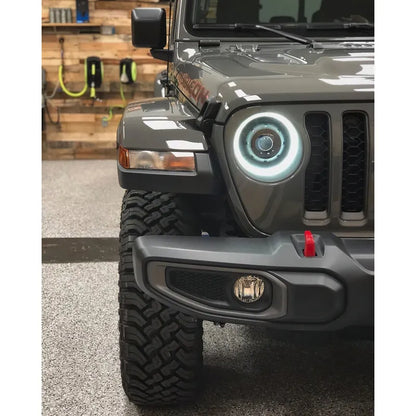 Oracle JL/Gladiator Oculus Bi-LED Headlights Matte Black 5200K (5839-504)