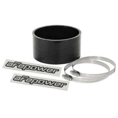 aFe Magnum FORCE Intake Coupling Kit (3-1/2 IN ID x 2 IN L) Straight Coupler - Black