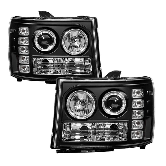 Spyder Projector LED Halo Headlights | GMC Sierra 1500/Denali (08-13) (5010605)