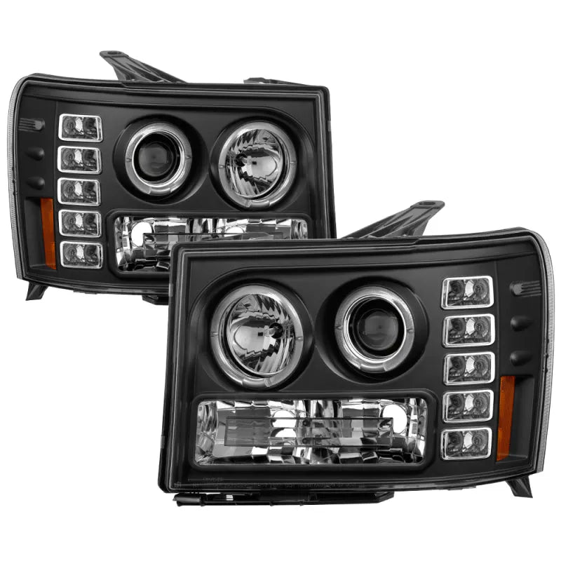 Spyder Projector LED Halo Headlights | GMC Sierra 1500/Denali (08-13) (5010605)