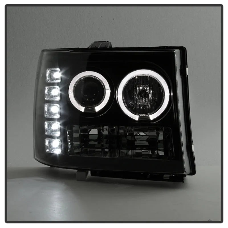 Spyder Projector LED Halo Headlights | GMC Sierra 1500/Denali (08-13) (5010605)