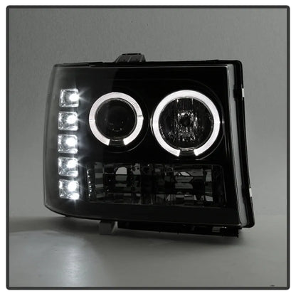 Spyder Projector LED Halo Headlights | GMC Sierra 1500/Denali (08-13) (5010605)