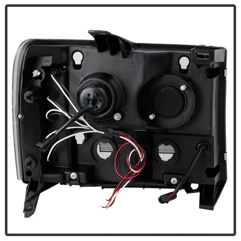Spyder Projector LED Halo Headlights | GMC Sierra 1500/Denali (08-13) (5010605)