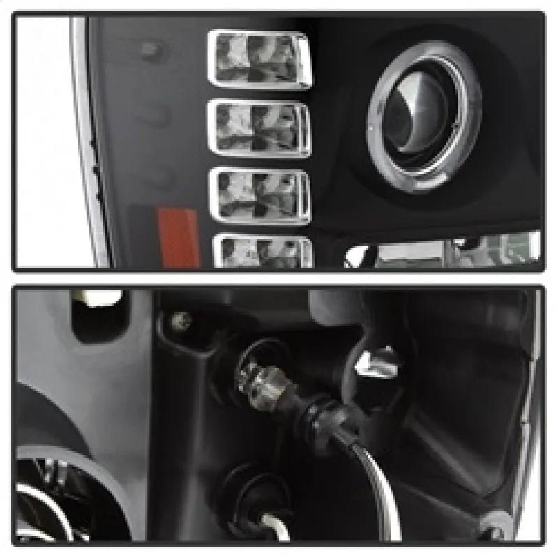 Spyder Projector LED Halo Headlights | GMC Sierra 1500/Denali (08-13) (5010605)