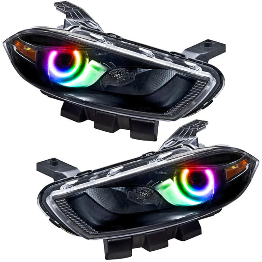 Oracle 13-16 Dodge Dart SMD HL - Black - ColorSHIFT | Dodge Dart (12-16) (7142-334)