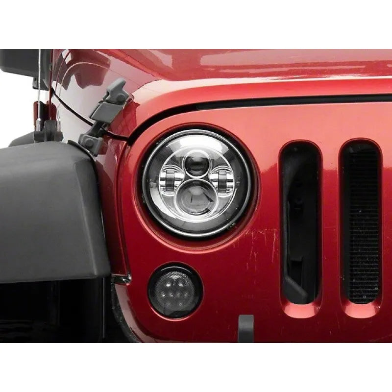 Raxiom 97-18 Jeep Wrangler Axial LED Daymaker Headlights | Jeep Wrangler (97-18) (J108043)