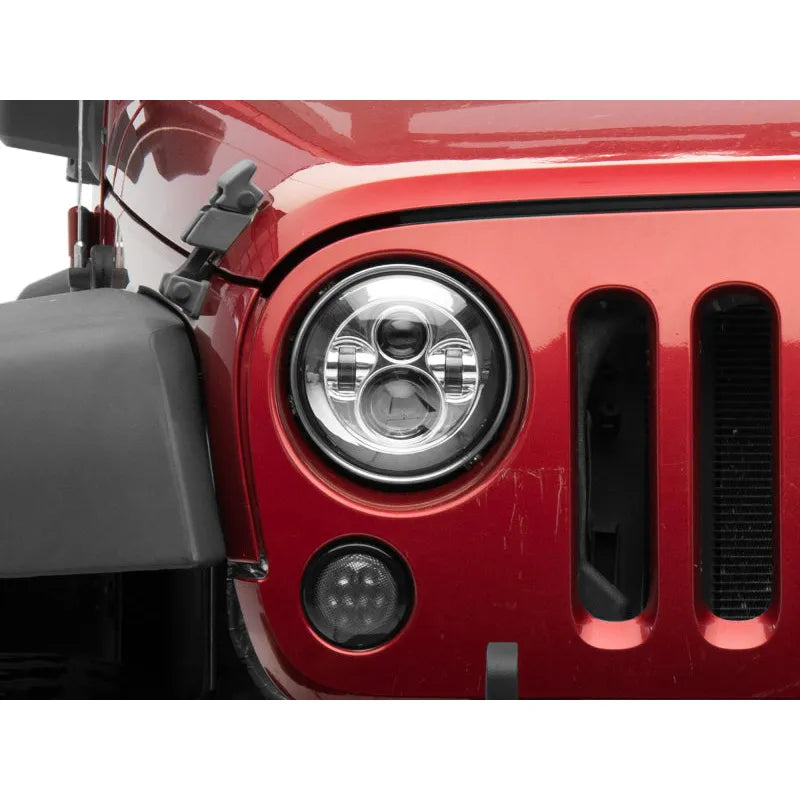 Raxiom 97-18 Jeep Wrangler Axial LED Daymaker Headlights | Jeep Wrangler (97-18) (J108043)