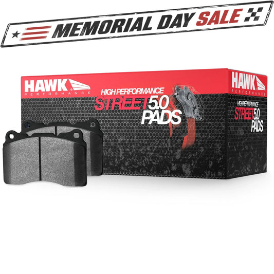 Hawk HPS 5.0 Brake Pads (Rear) | Multiple Volkswagen Fitments (HB544B.628)