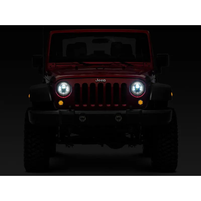 Raxiom 97-18 Jeep Wrangler Axial LED Daymaker Headlights | Jeep Wrangler (97-18) (J108043)